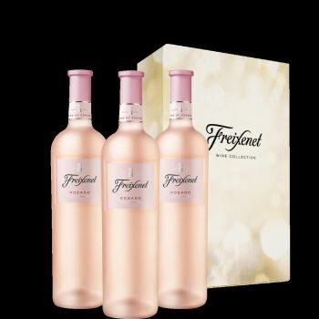 3er-Paket "Freixenet Spanish Wine Collection 3x Rosado" in Geschenkbox