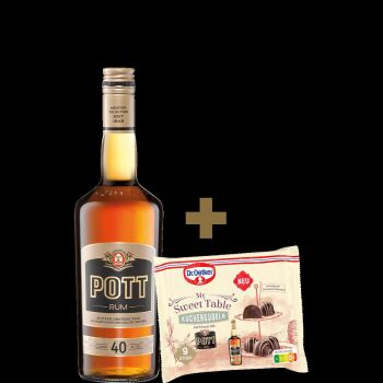 Pott Rum 40% vol 0,7 l & Dr. Oetker My Sweet Table Kuchenkugeln