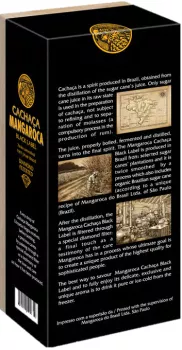 Mangaroca Cachaça Black Label 43% vol 0,7 l  in Geschenkbox